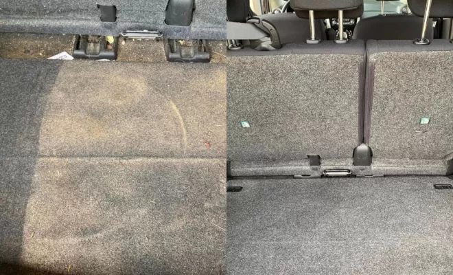 aspiration et shampouinage du coffre