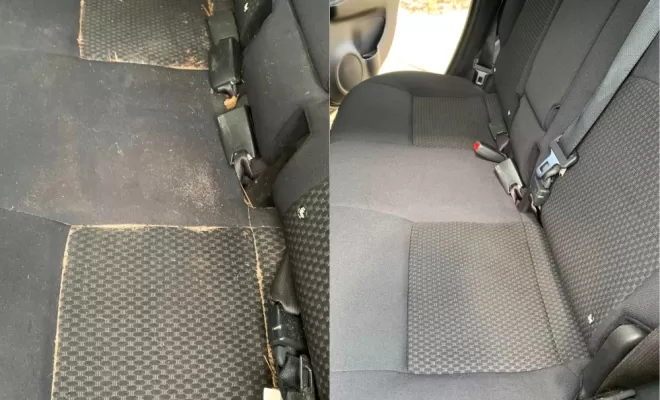 aspiration des débris et shampouinage