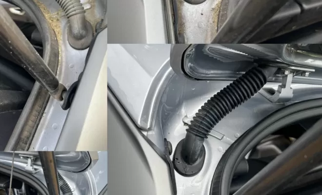 nettoyage de tous les entourages de porte