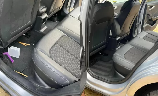 aspiration des débris et shampouinage