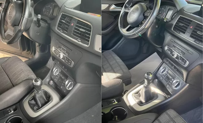 dépoussiérage et nettoyage tableau de bord et plastiques