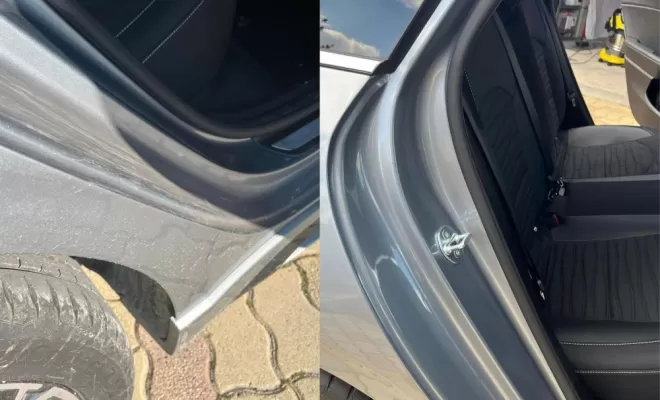 nettoyage contours de porte