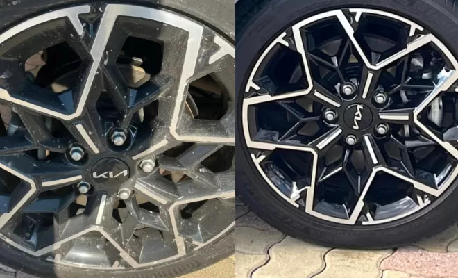 lavage des jantes avec produit décontaminant