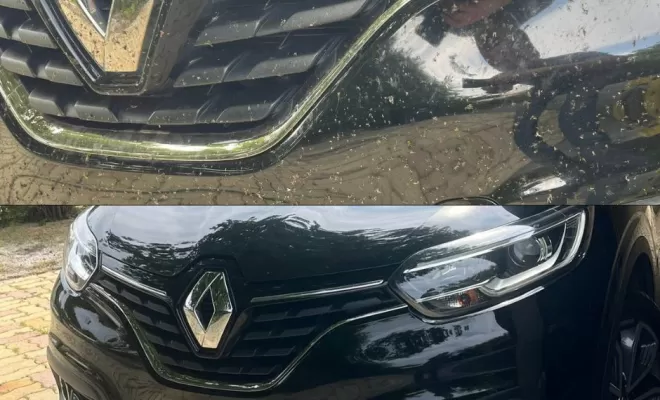 pré lavage, lavage à la main, essuyage de la carrosserie à la main