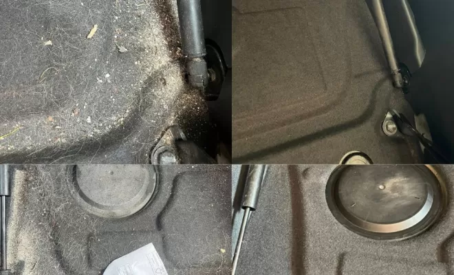 aspiration et shampouinage coffre