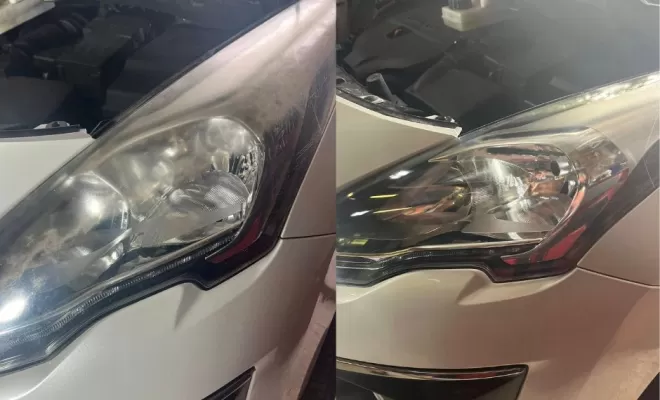 Rénovation des phares par polymérisation