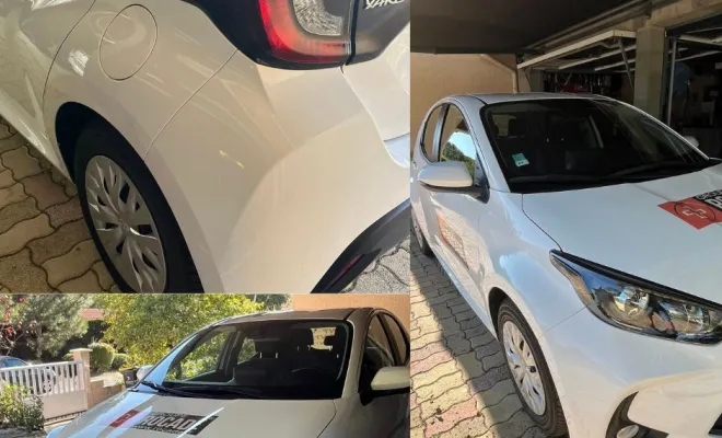 pré lavage, lavage à la main, essuyage de la carrosserie à la main, lavage des jantes avec produit décontaminant