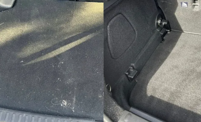 aspirateur et shampouinage coffre