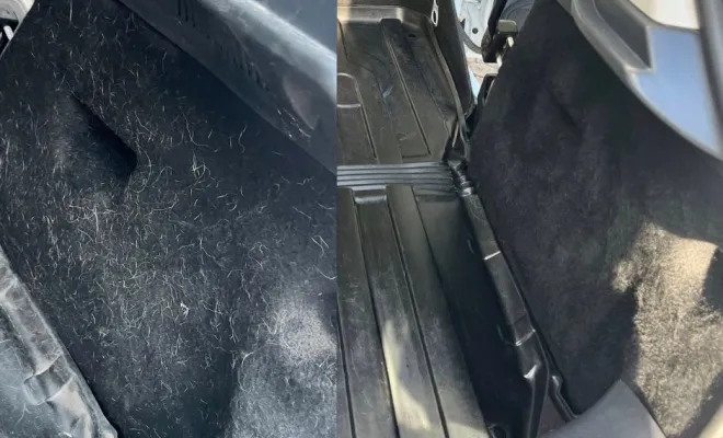 aspiration et shampouinage coffre