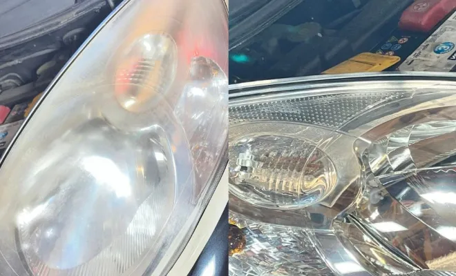 Rénovation des phares par polymérisation